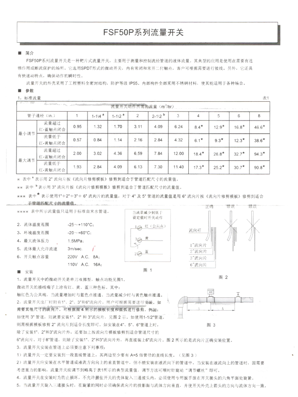 流量開關(guān)